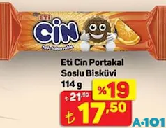 ETİ CİN PORTAKAL SOSLU BİSKÜVİ 114 G